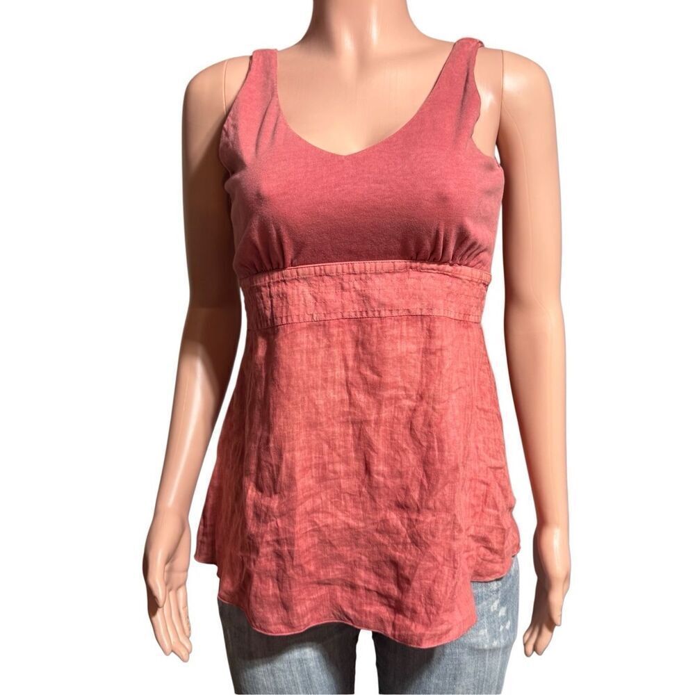 Pulp V-neck peplum Sleeveless tight back blouse S